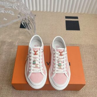 Mocassin LV x TM(Replica) - Pink, 44