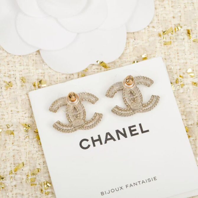 Chanel earrings cc sparkling  (Replica) - Image 2