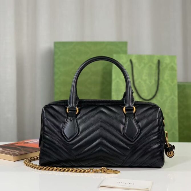 Sac à main GG Marmont noir   (Replica) – Image 3