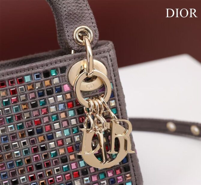 Lady Dior Mini brodé(Replica) – Image 8