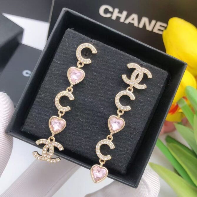 Chanel earrings coco heart (Replica) - Image 2