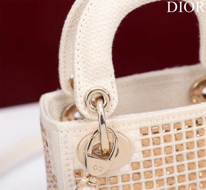 Lady Dior Mini brodé(Replica) – Image 8