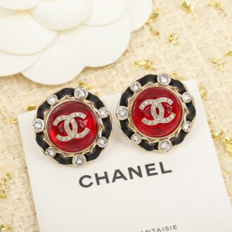 Chanel earrings circle (Replica) - Style 1