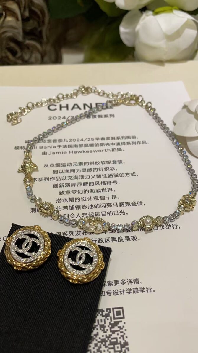 Chanel earrings cc baroque(Replica) - Image 5