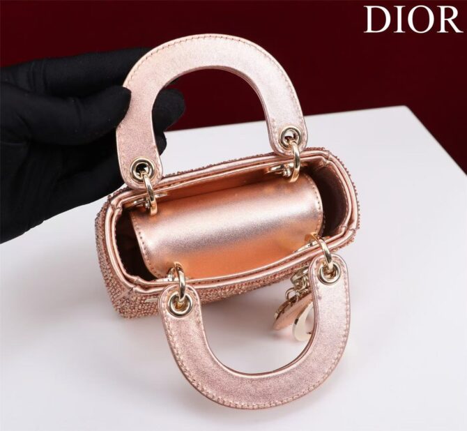 Lady Dior Mini brodé(Replica) – Image 5
