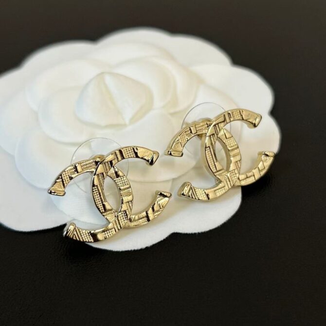 Chanel earrings cc Irregular(Replica) - Image 5