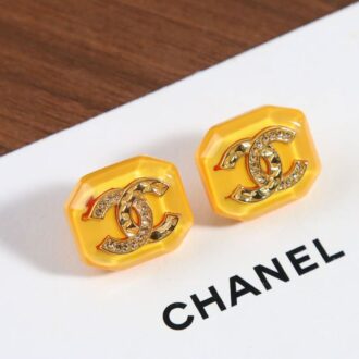 Chanel earrings cc octagon (Replica) - Style 3