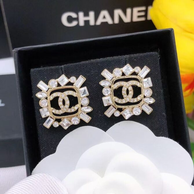 Chanel earrings Diamond Mosaic(Replica)