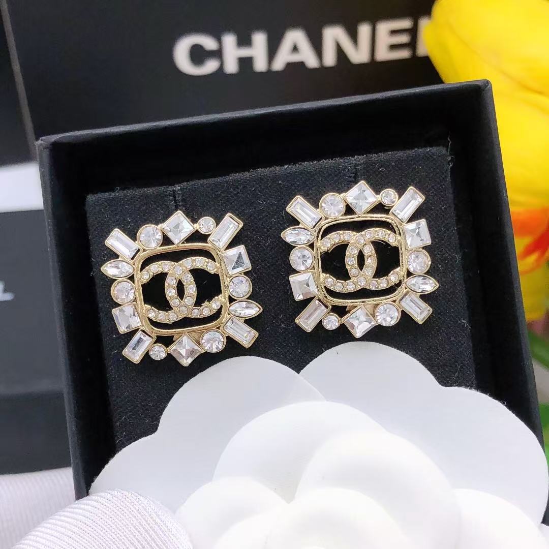 Chanel earrings Diamond Mosaic(Replica)