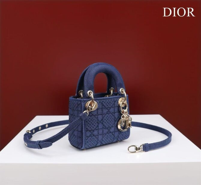 Lady Dior Mini Toile(Replica) – Image 2