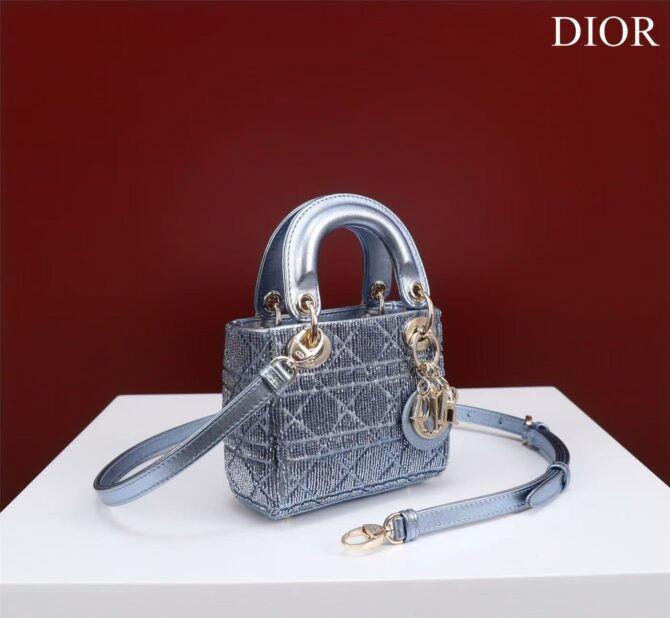 Lady Dior Mini brodé(Replica) – Image 2