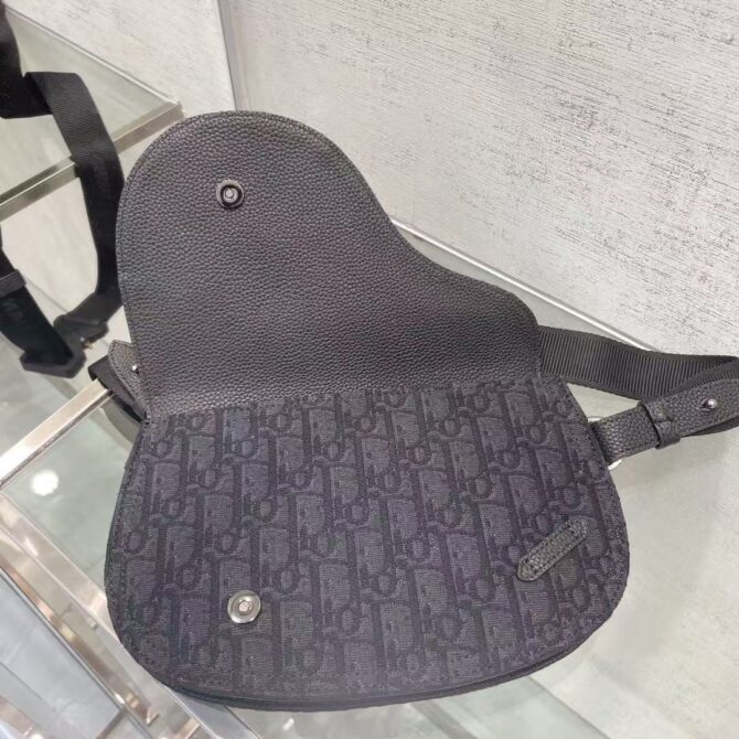 Sac Saddle Toile jacquard Dior Oblique(Replica) – Image 6