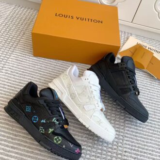 sneakers LV trainer(Replica) - Black, 46