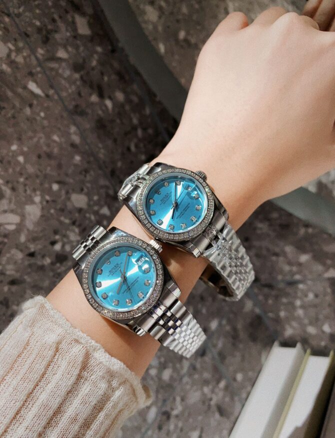 Datejust aqua blue, double row(Replica) - Image 2