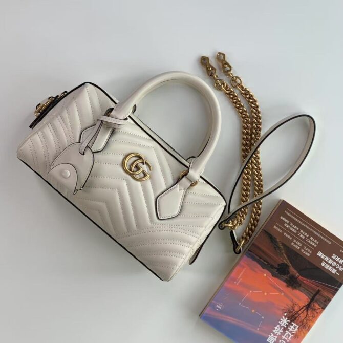 Sac à main GG Marmont blanc    (Replica) – Image 4