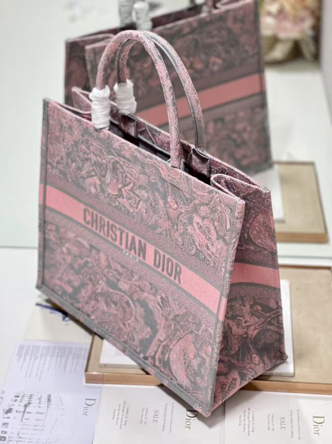 Pink book tote (Replica) - Image 4