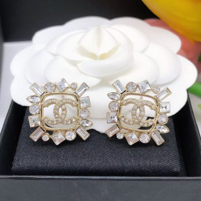 Chanel earrings Diamond Mosaic(Replica) - Image 2