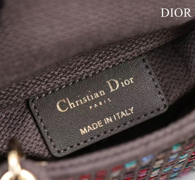 Lady Dior Mini brodé(Replica) – Image 7