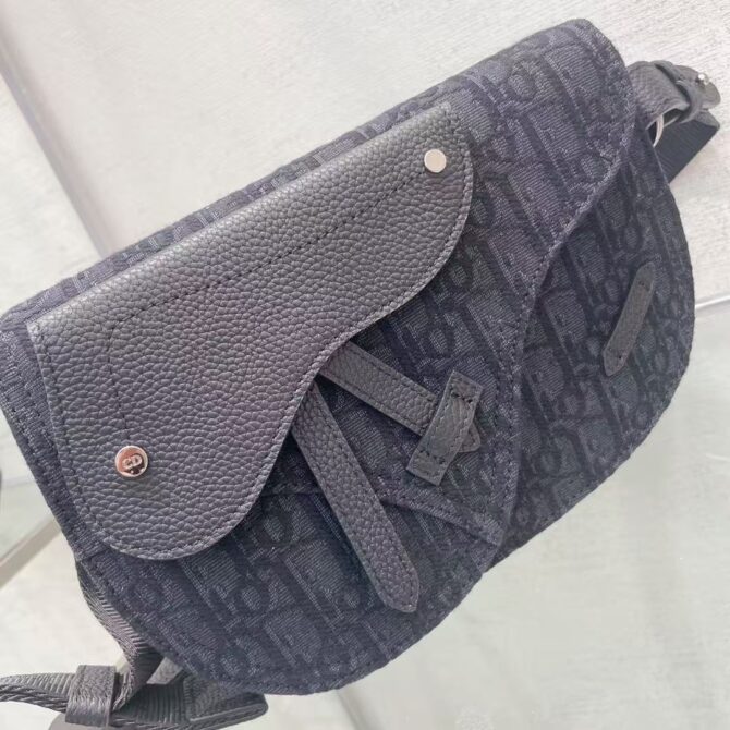 Sac Saddle Toile jacquard Dior Oblique(Replica) – Image 3