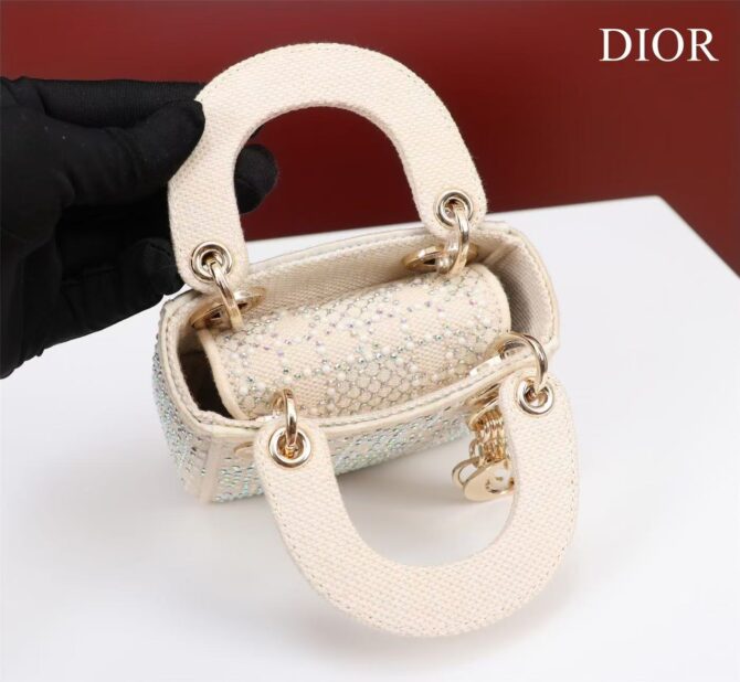 Lady Dior Mini brodé(Replica) – Image 5