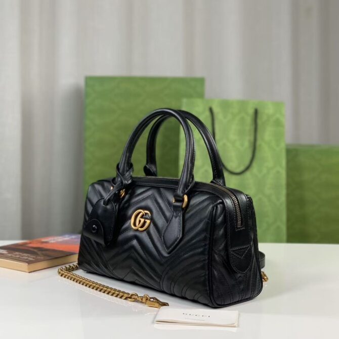 Sac à main GG Marmont noir   (Replica) – Image 2