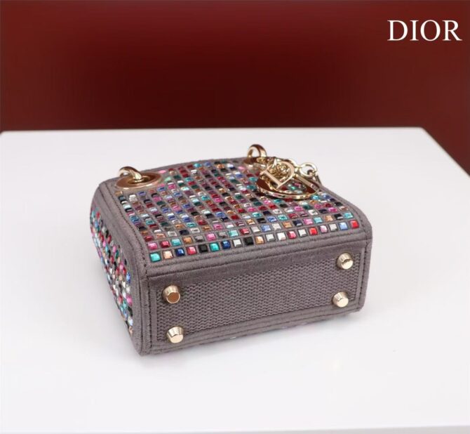 Lady Dior Mini brodé(Replica) – Image 6