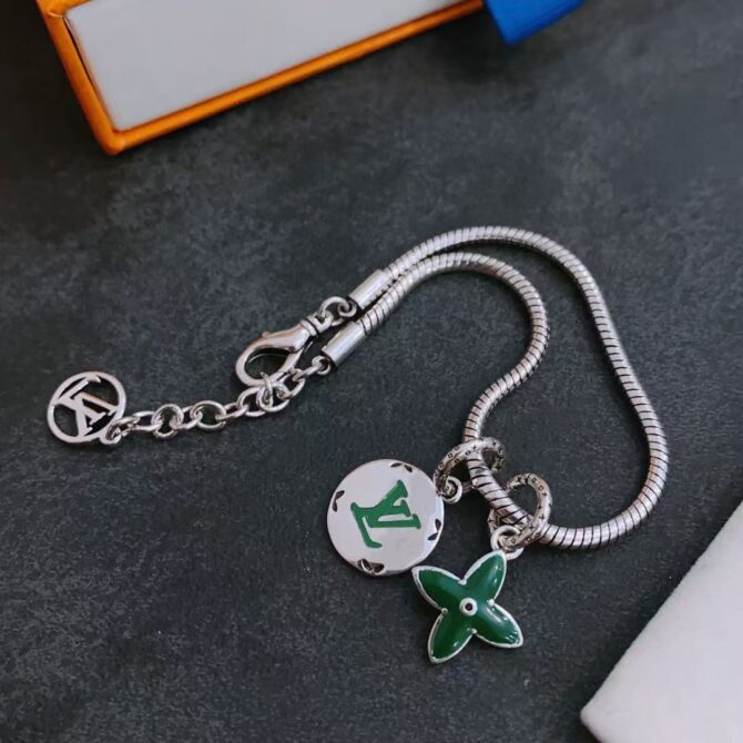 LV monogram charm, green (Replica)