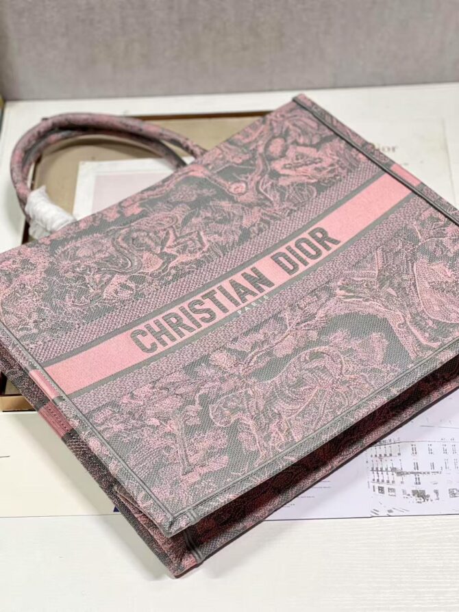 Pink book tote (Replica) - Image 8
