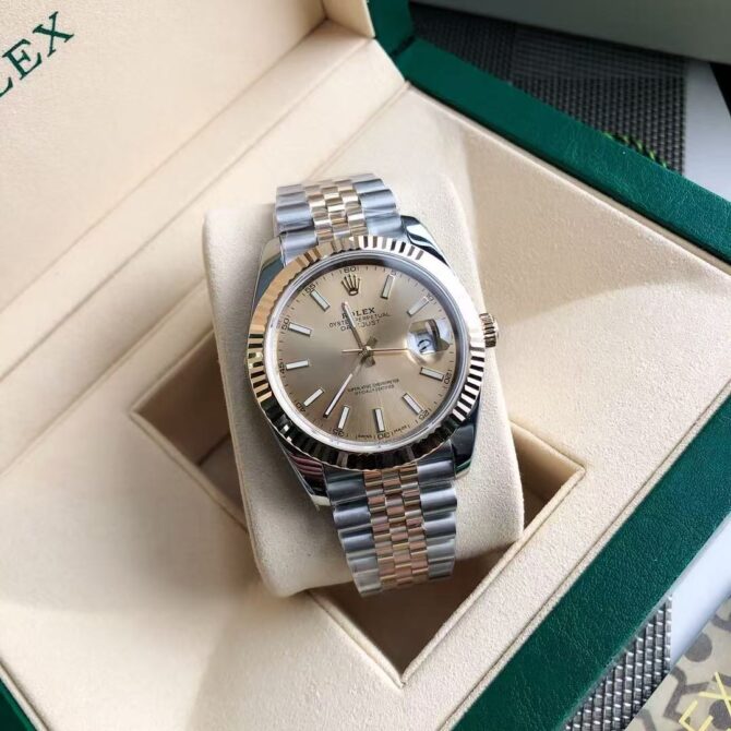 Datejust 41, oystersteel gold(Replica) - Image 3