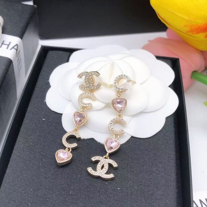 Chanel earrings coco heart (Replica) - Image 3