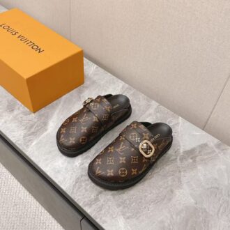 Sabot plat LV cosy cuir  (Replica) - 41