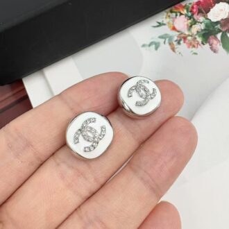 Chanel earrings cc milky(Replica)